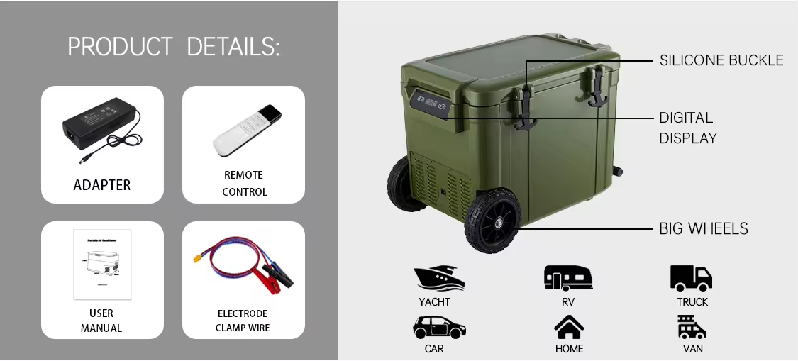 12v Refrigerator Freezer 45 Liters Portable Refrigerator 45L Truck Refrigerator Car Freezer 12v/24V AC 100-240V