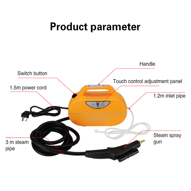 High Pressure Steamer Steam Cleaning Machine for Range Hood/Air Conditioner/Refrigerator 3000W 0.4-0.6Mpa Steamer