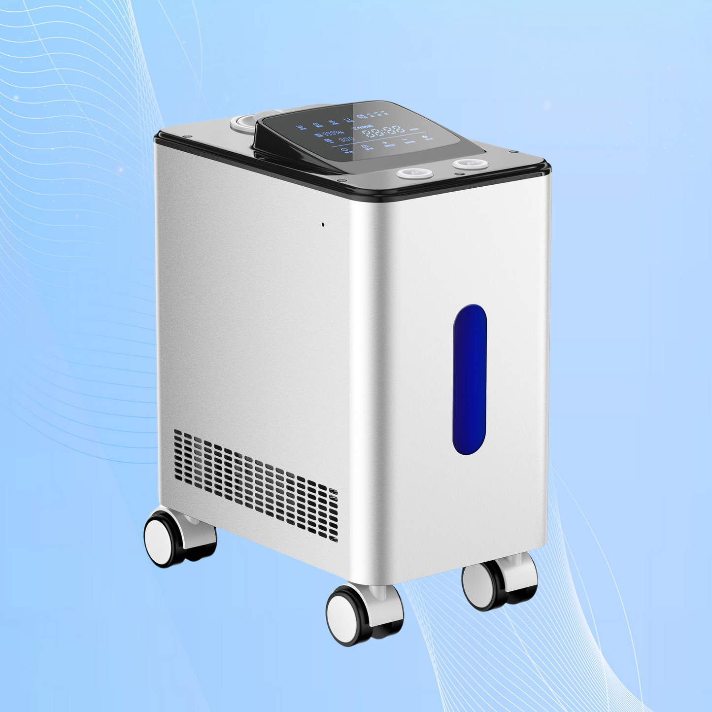 Hydrogen Inhalation Machine HO Mixed 450ml/min(300H+150O), SPE PEM Water Ionizer Hydrogen Inhalation Therapy Machine