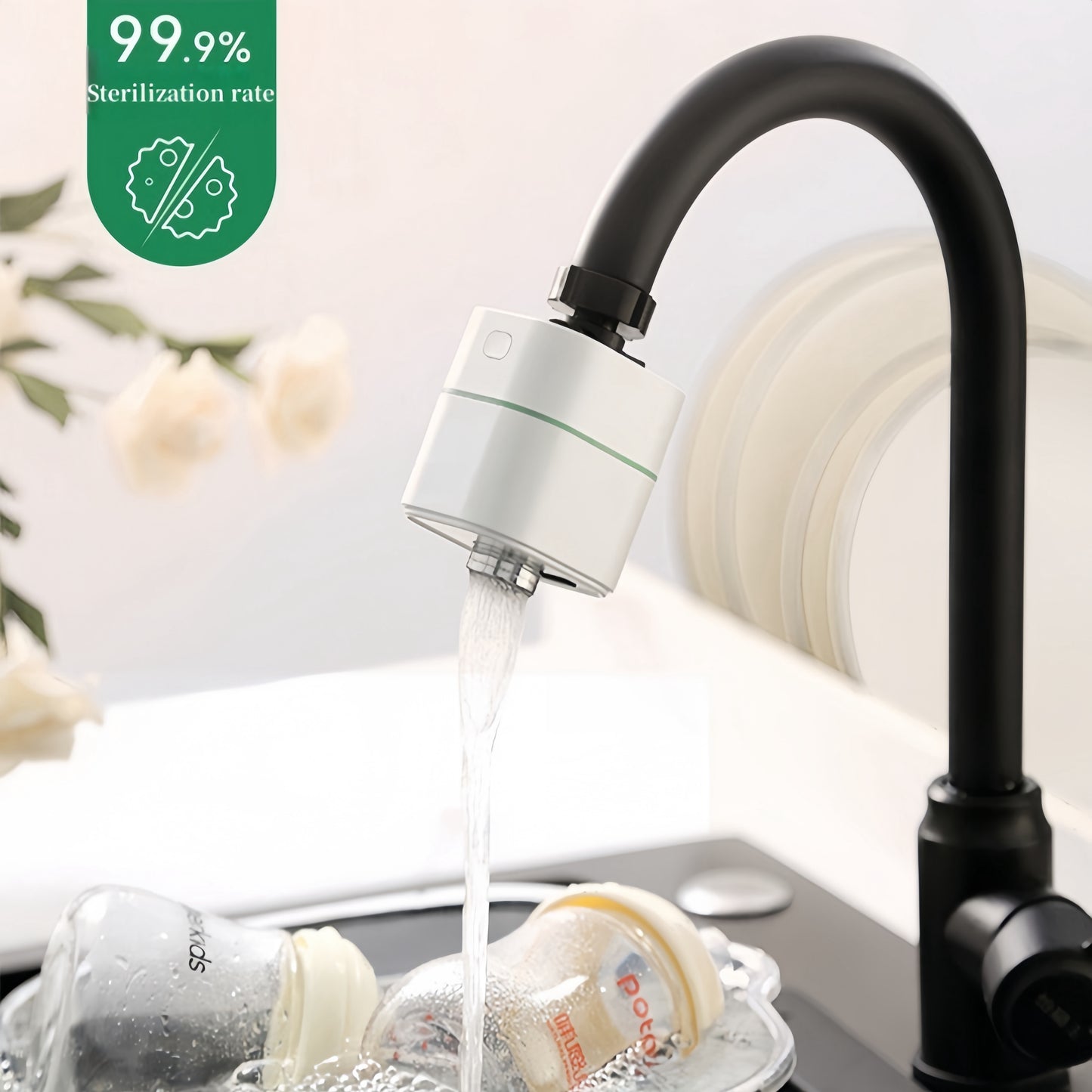 Faucet Oxygen Water Sterilization Cleaning Machine Ozone Disinfection Toy Clothes Bottle Fruit And Vegetable Cleaning Machine