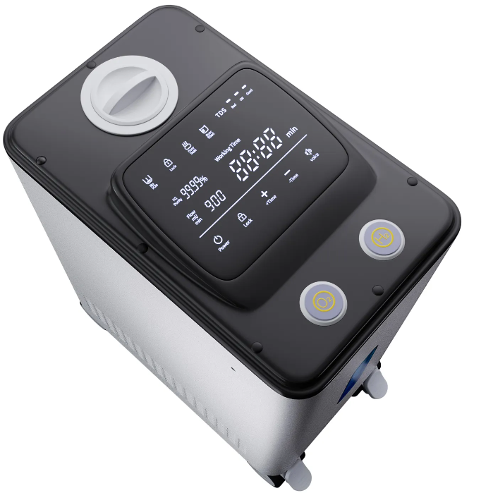 Hydrogen Inhalation Machine HO Mixed 450ml/min(300H+150O), SPE PEM Water Ionizer Hydrogen Inhalation Therapy Machine
