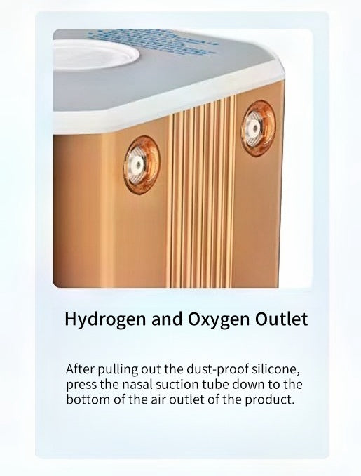 Hydrogen Generator Hydrogen Inhaler 225ML PEM SPE Pure Water Electrolyzer 150ml Hydrogen + 75ml Oxygen Therapy Machine