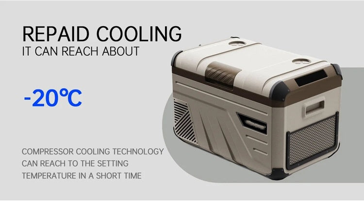 35 Liters Camping Refrigerator Freezer 12v Rv Cooler Outdoor Portable Refrigerator Car Refrigerators