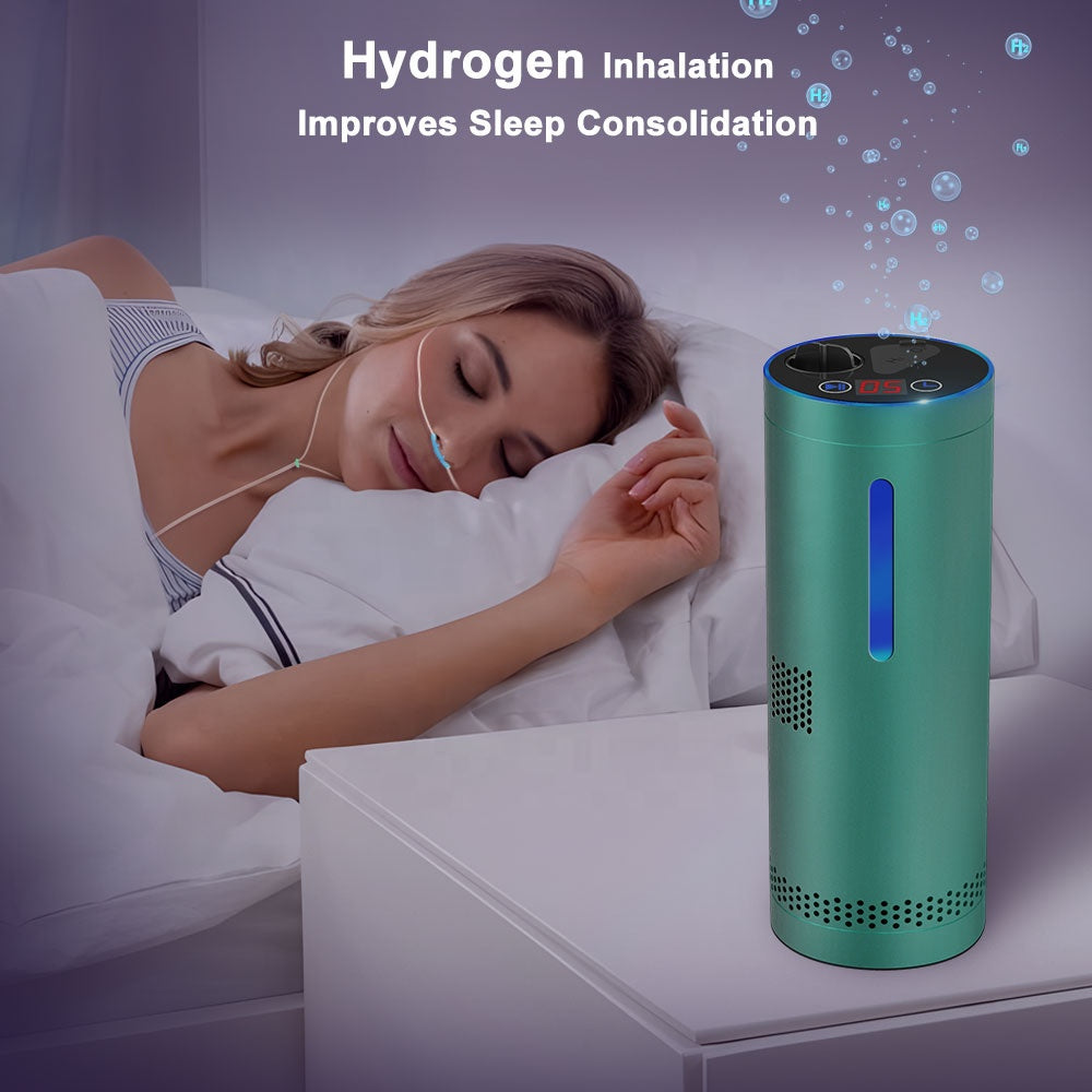Portable Hydrogen Machine for Inhalation and Hydrogen Water, 160ml/min H2 Generator Inhaler SPE PEM Ionizer