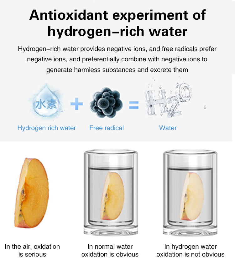 Electrolytic hydrogen kettle weakly alkaline Hydrogen Water Generator 1000ML-Hydrogen Water Pitcher-OLang-1000ml-Olang Fashion