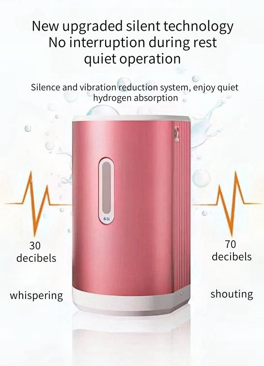 Portable Intelligent Hydrogen and Oxygen Generator 225ml Hydrogen Breathing Machine with Dual Outlet Gas Regulator
