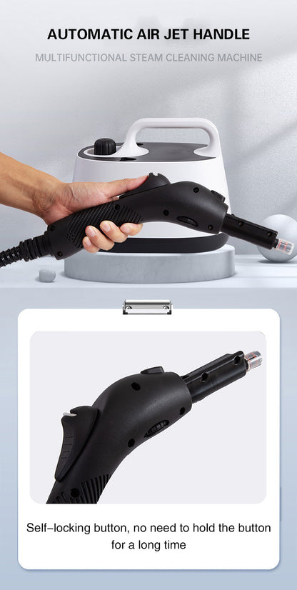 1.8 Liters Cast Aluminium Water Tank High Pressure Steam Cleaner 3 Meters Power Cord Fumigation Machine Car Upholstery Steam Cleaner