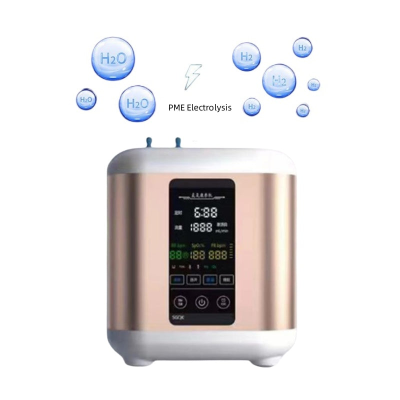 Hydrogen Inhalation Machine PME Pure Water Electrolyzer Hydrogen inhaler Hydrogen Production 200/400/600 ML-Hydrogen water inhalation machine-OLang-Olang Fashion