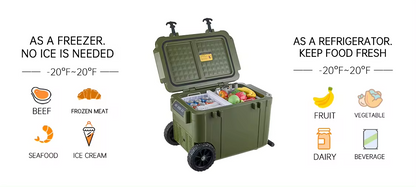12v Refrigerator Freezer 45 Liters Portable Refrigerator 45L Truck Refrigerator Car Freezer 12v/24V AC 100-240V