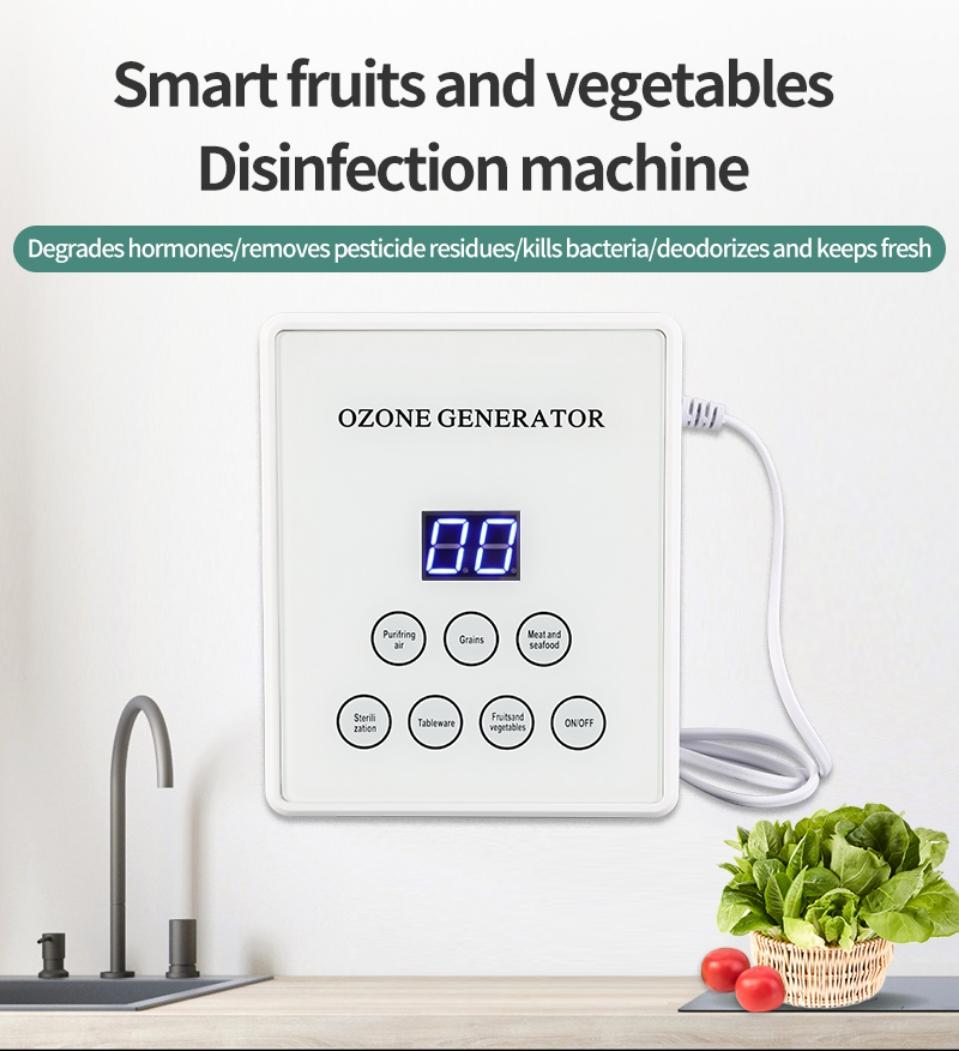 Hot Selling Portable Fruit Washer Food Purifier Disinfector Cleaning Machine Fruit And Vegetable Washer