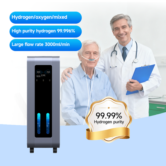 High-Flow Hydrogen Inhaler 3000 ml/min High-Performance Hydrogen Generator for Home Use and Health