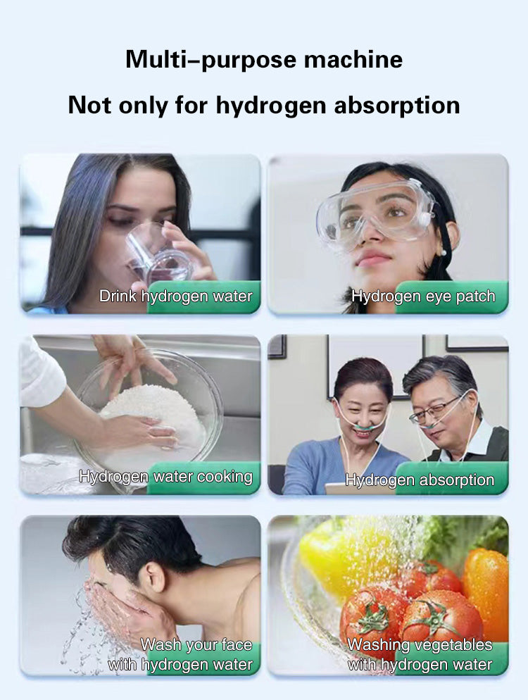 RO Water Purifier For Home Hydrogen-rich Water Machine 200ml/min Hydrogen Inhalation Machine Alkaline Water Dispenser