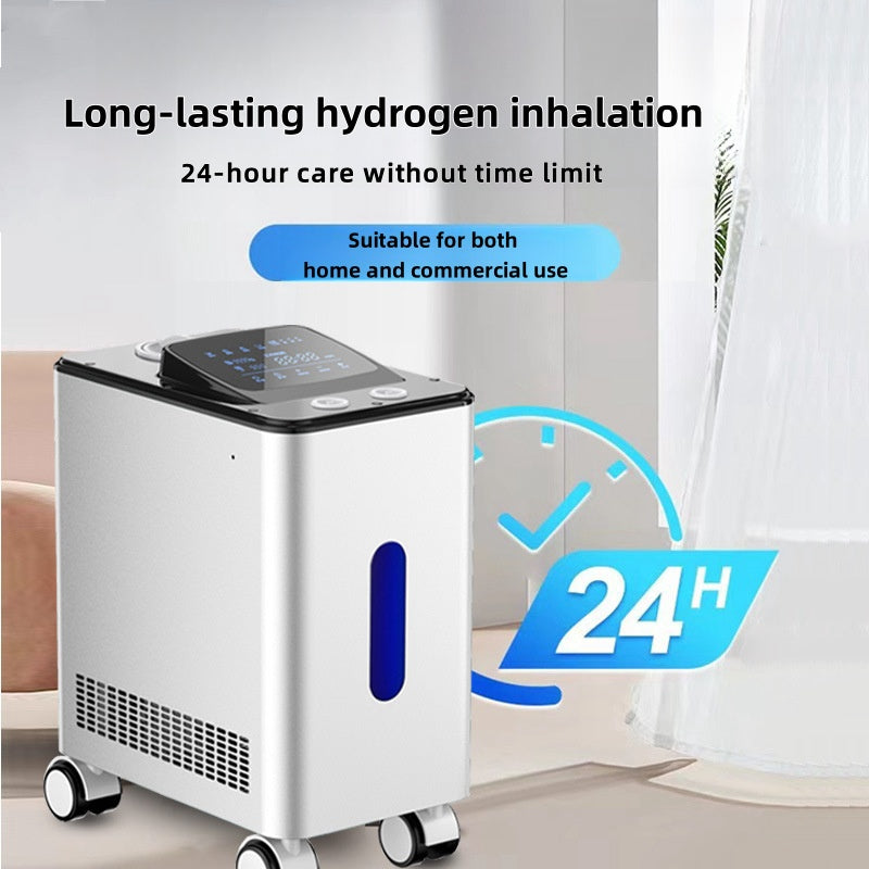 Hydrogen Inhalation Machine HO Mixed 450ml/min(300H+150O), SPE PEM Water Ionizer Hydrogen Inhalation Therapy Machine