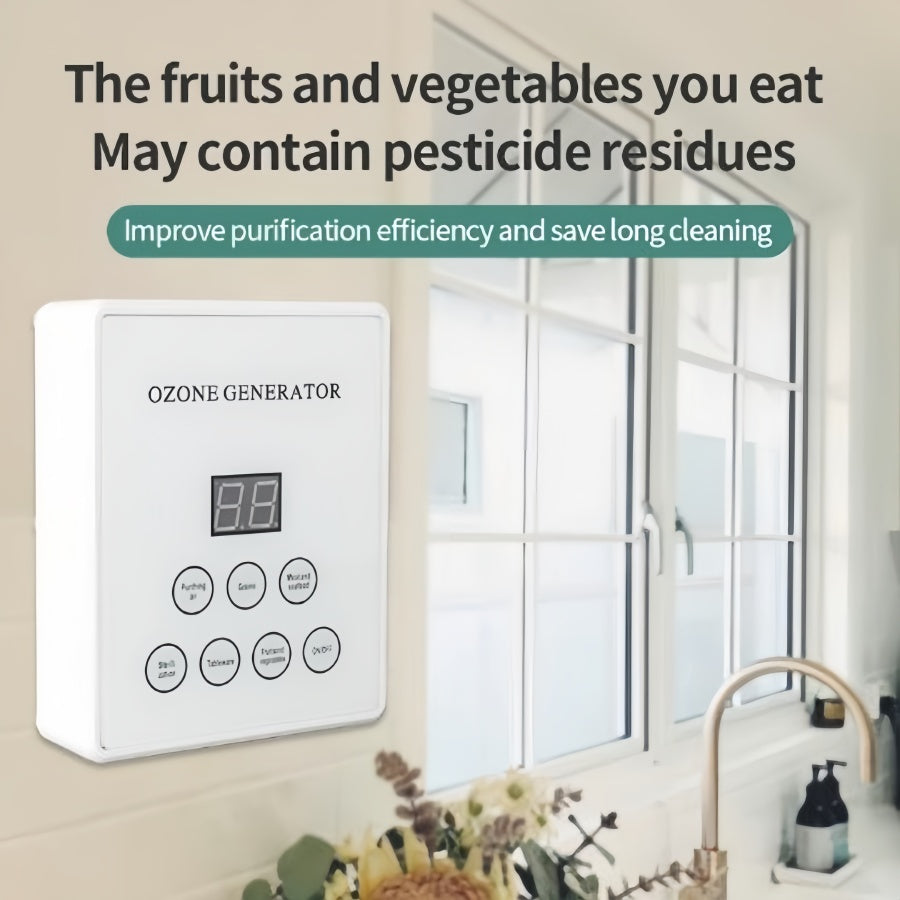 Hot Selling Portable Fruit Washer Food Purifier Disinfector Cleaning Machine Fruit And Vegetable Washer