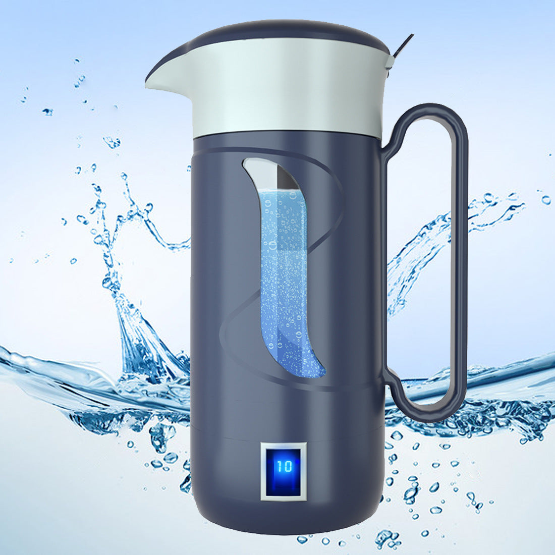 Hydrogen-Rich Kettle Electrolytic Weakly Alkaline Kettle 1500ml-Hydrogen Water Pitcher-OLang-deep blue-1500ml-Olang Fashion