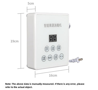 Hot Selling Portable Fruit Washer Food Purifier Disinfector Cleaning Machine Fruit And Vegetable Washer