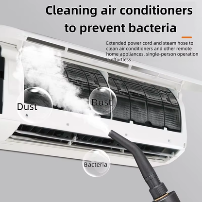 1.2L Multifunctional 3 Bar High Pressure Steam Cleaner High Pressure Steam Cleaning Machine 2500W