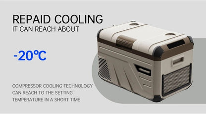 35 Liters Camping Refrigerator Freezer 12v Rv Cooler Outdoor Portable Refrigerator Car Refrigerators