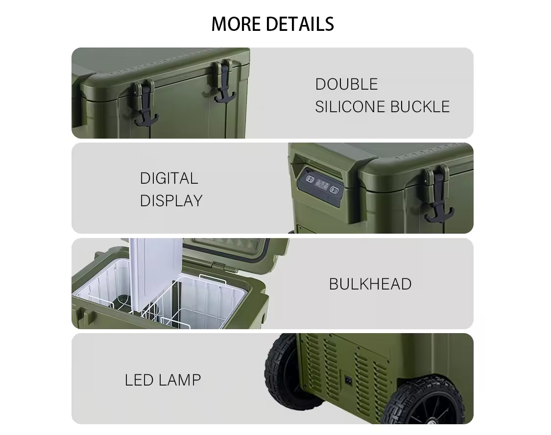 12v Refrigerator Freezer 45 Liters Portable Refrigerator 45L Truck Refrigerator Car Freezer 12v/24V AC 100-240V