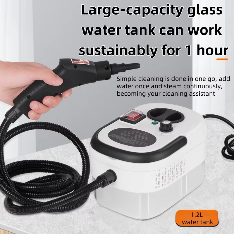 1.2L Multifunctional 3 Bar High Pressure Steam Cleaner High Pressure Steam Cleaning Machine 2500W