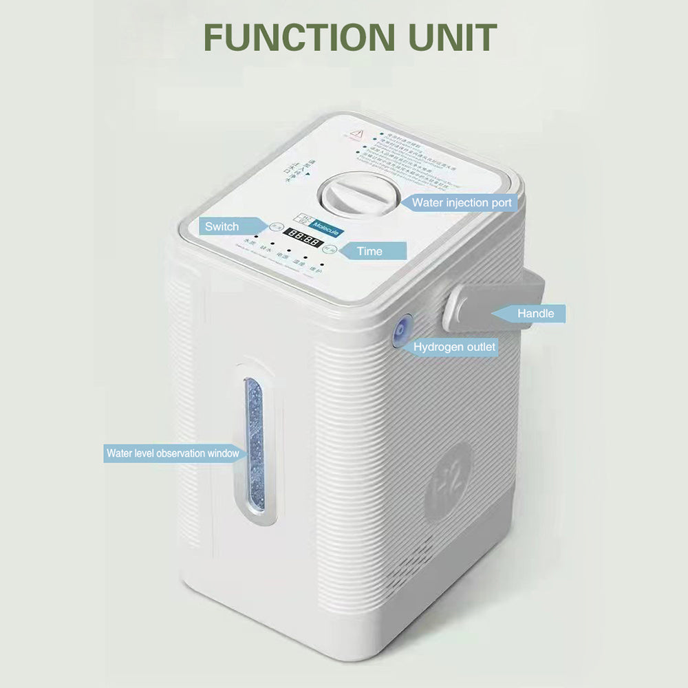 Hydrogen Inhalation Machine 99.99% Purity Dual Outlet H2 Generator PEM Water Electrolysis Ionizer Hydrogen production 150ml/200ml/450ml-Hydrogen water inhalation machine-OLang-Olang Fashion