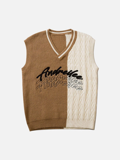 Olang - "Andreilee" Print Sweater Vest